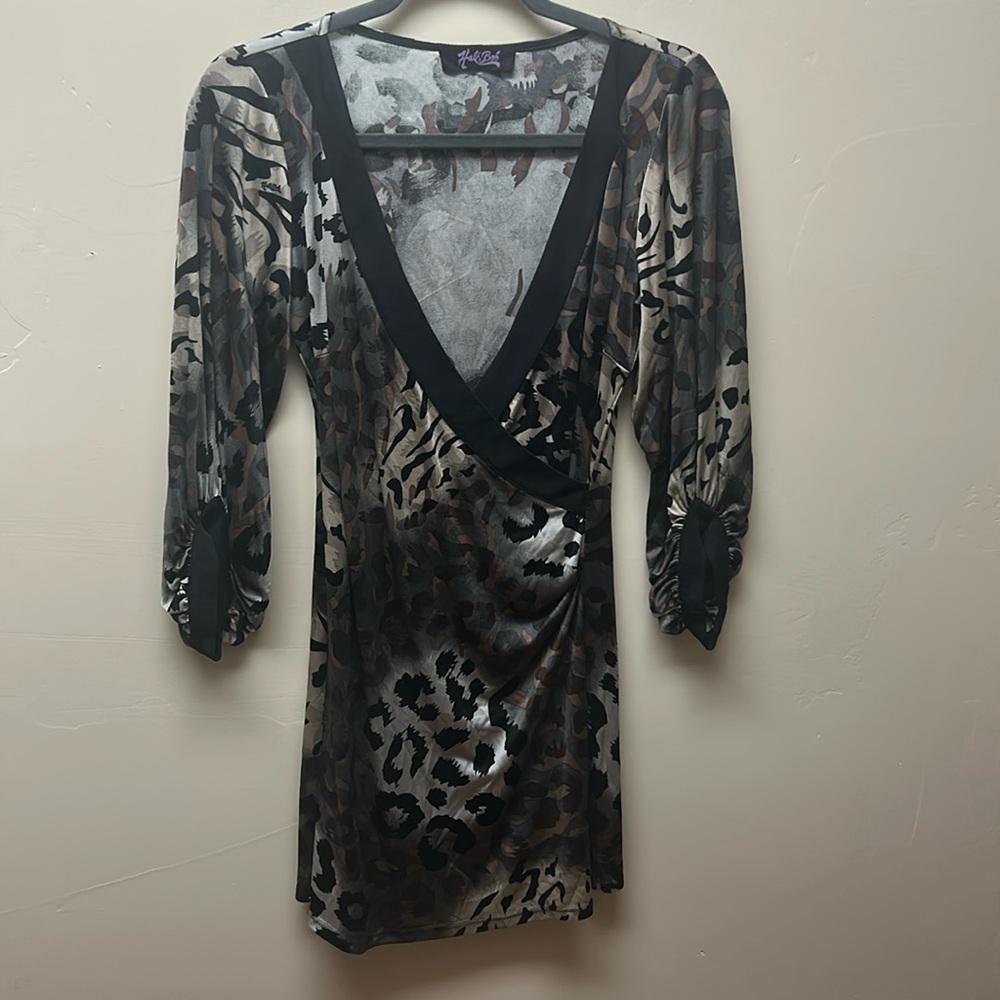 Hale Bob Abstract Print Dress